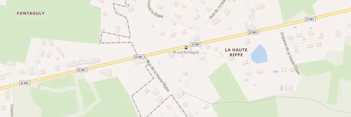 Plan du 6 Av du Général de Gaulle à Royères