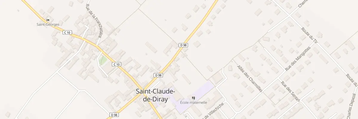 Plan du 5 Rue de la Mairie à Saint-Claude-de-Diray