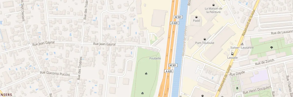 Plan du 86 Rue Jean Gayral à Toulouse