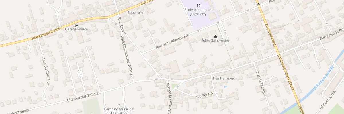 Plan du 4 Rue de la République à Ézy-sur-Eure