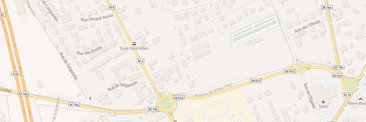 Plan du 42T Av de Fronton à Saint-Alban