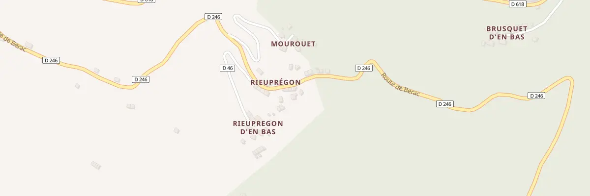 Plan du 351 Rieupregon à Boussenac
