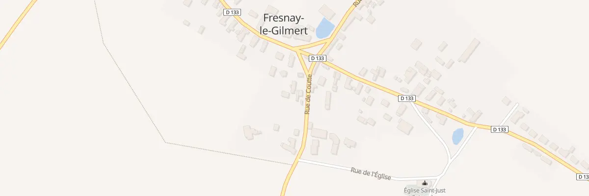 Plan du 8 Rue de Coutte à Fresnay-le-Gilmert