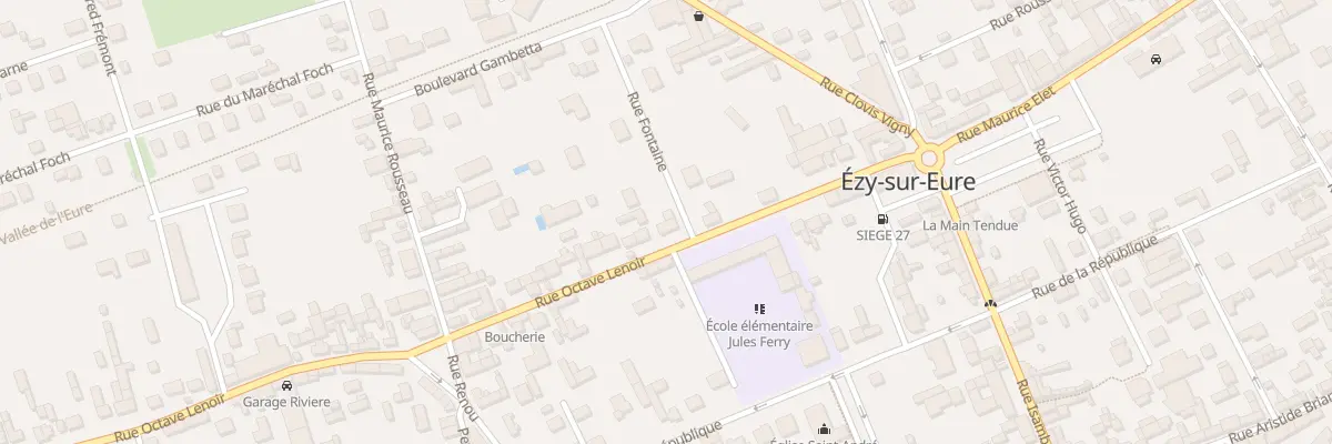 Plan du 20 Rue Octave Lenoir à Ézy-sur-Eure