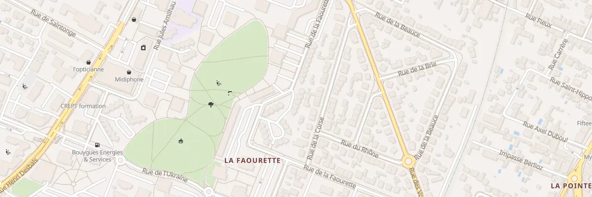 Plan du 66 Rue de la Faourette à Toulouse