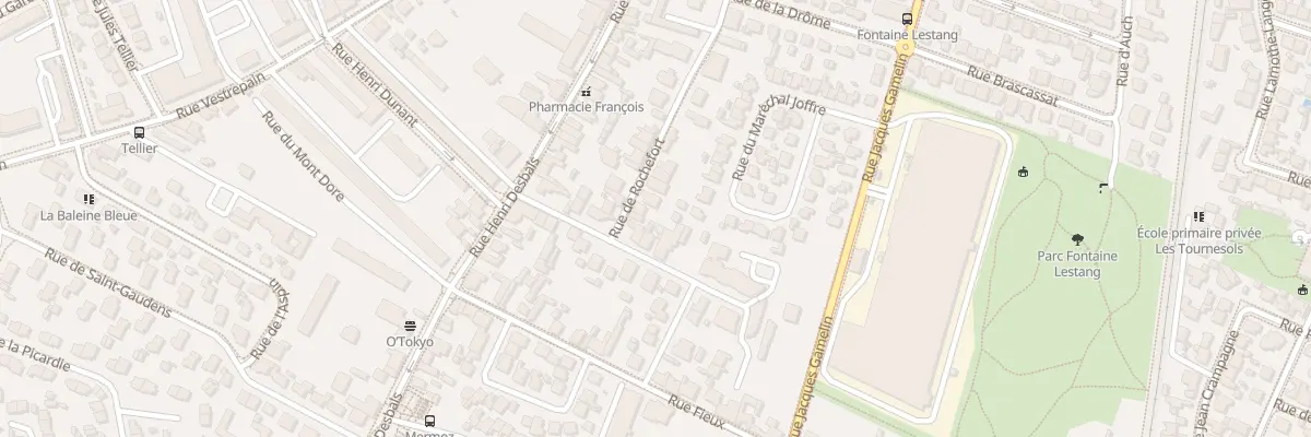 Plan du 4 Rue Rochefort à Toulouse