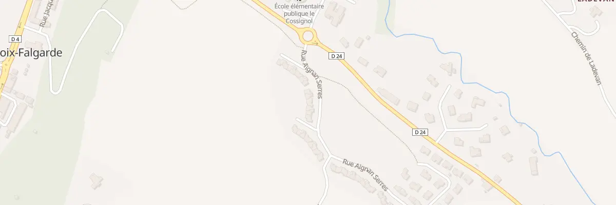 Plan du 11 Rue Aignan Serres à Lacroix-Falgarde