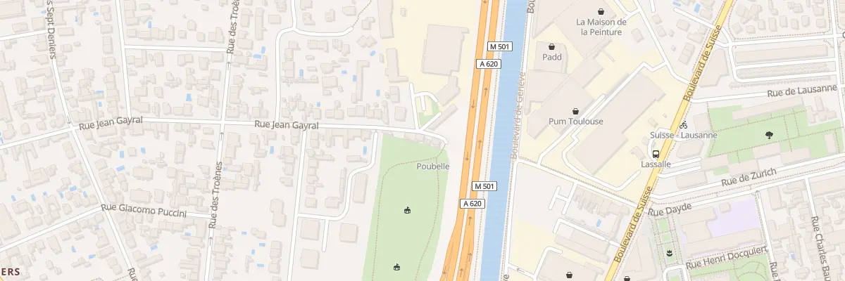 Plan du 88 Rue Jean Gayral à Toulouse