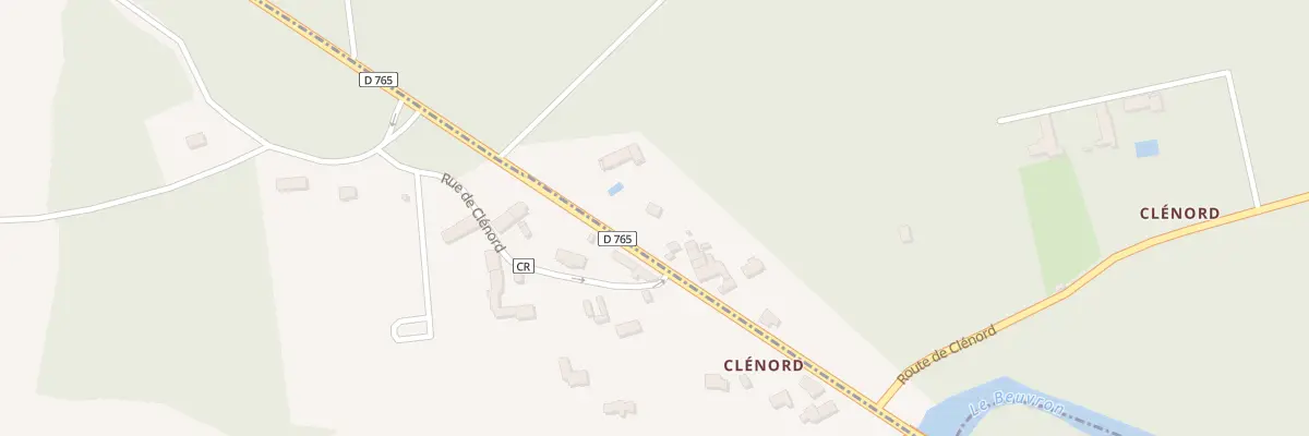 Plan du 192 Rte Nationale Clénord à Mont-près-Chambord