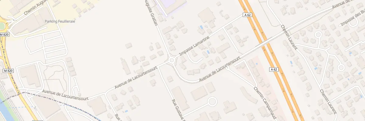 Plan du 2 Pl Alphonse Daudet à Aucamville