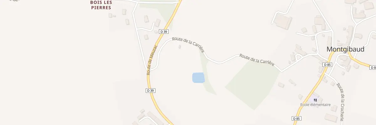 Plan du 5150 La Carriere à Montgibaud