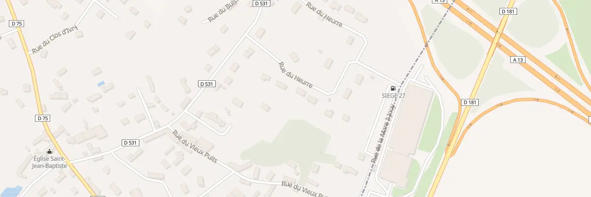 Plan du 6 Rue du Heurre à La Heunière