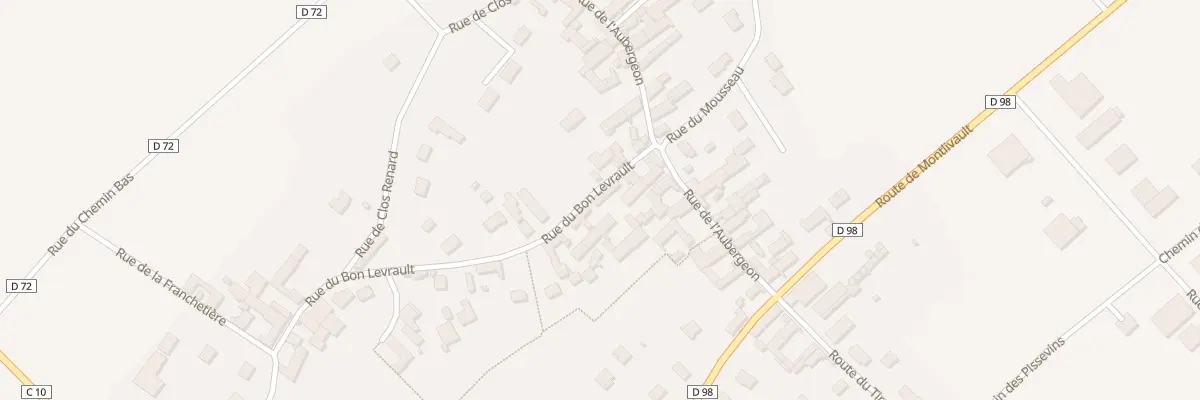 Plan du 298 Rue du Bon Levrault à Saint-Claude-de-Diray