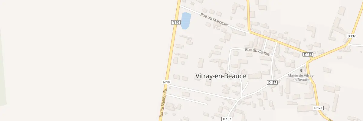 Plan du 13 Rte Nationale à Vitray-en-Beauce
