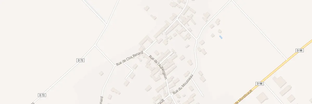 Plan du 282 Rue de l’Aubergeon à Saint-Claude-de-Diray