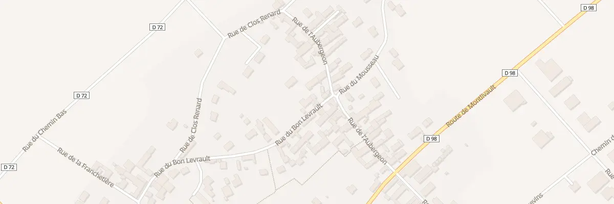 Plan du 331 Rue du Bon Levrault à Saint-Claude-de-Diray