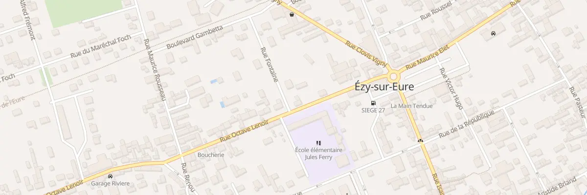 Plan du 18 Rue Octave Lenoir à Ézy-sur-Eure
