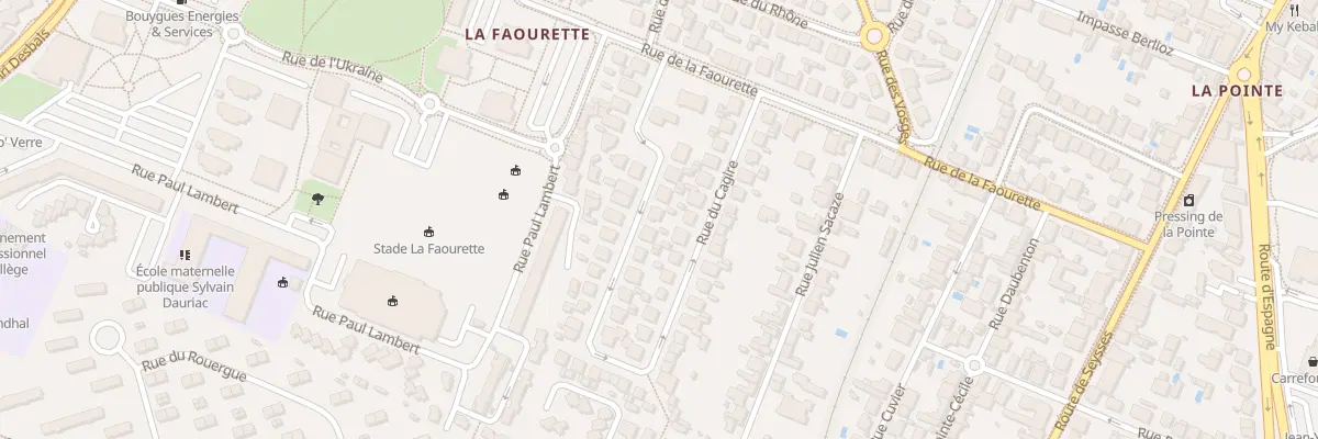 Plan du 42 Rue du Cagire à Toulouse