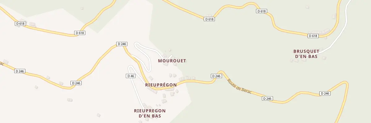 Plan du 344A Mourouet à Boussenac