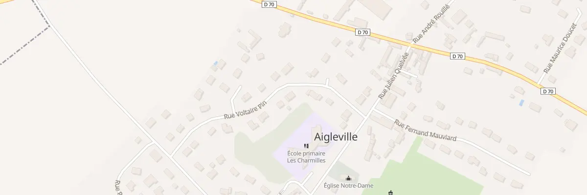 Plan du 7 Rue Voltaire Pin à Aigleville