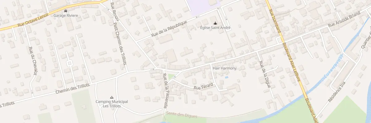 Plan du 3 Rue Aristide Briand à Ézy-sur-Eure