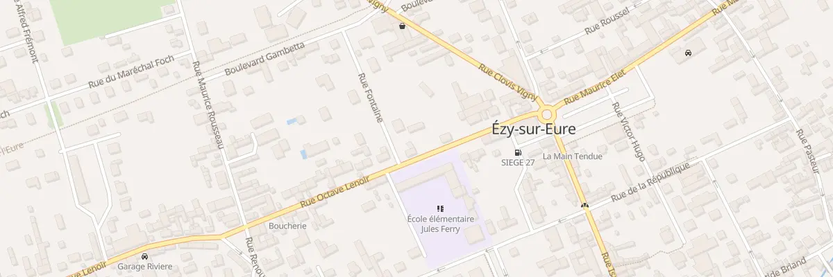 Plan du 16 Rue Octave Lenoir à Ézy-sur-Eure