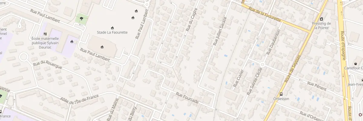 Plan du 31 Rue du Cagire à Toulouse
