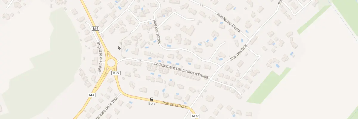 Plan du 7 Rue des Alizés à Bruguières