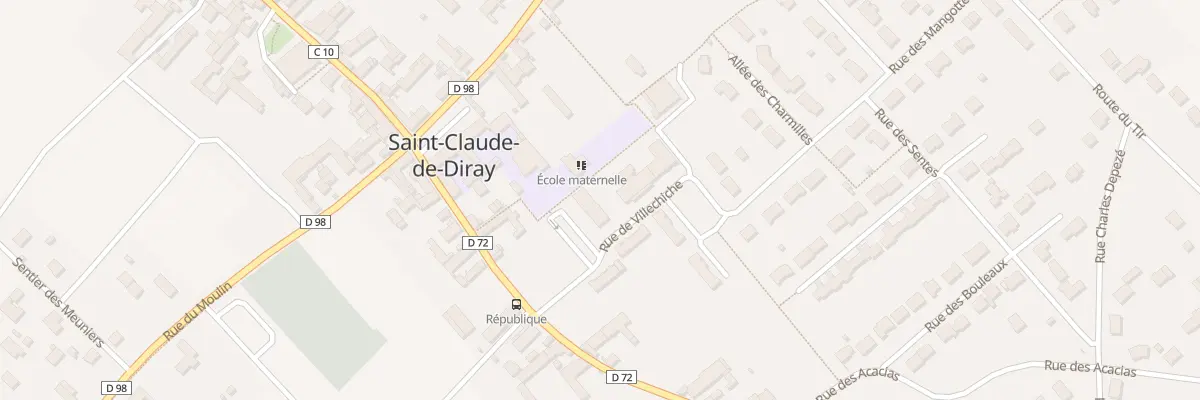 Plan du 30 Pl des Mangottes à Saint-Claude-de-Diray