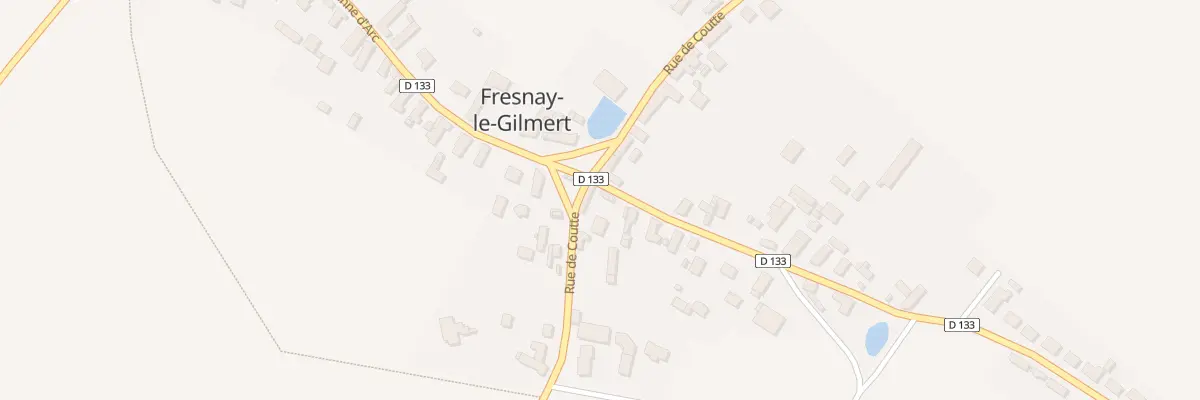 Plan du 28 Rue Jeanne d’Arc à Fresnay-le-Gilmert