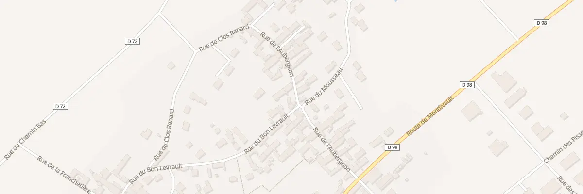 Plan du 165 Rue de l’Aubergeon à Saint-Claude-de-Diray
