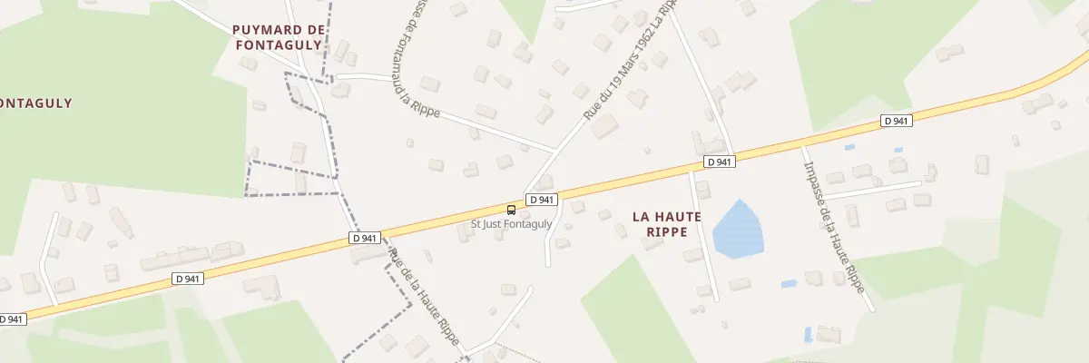 Plan du 11 Av du Général de Gaulle à Royères