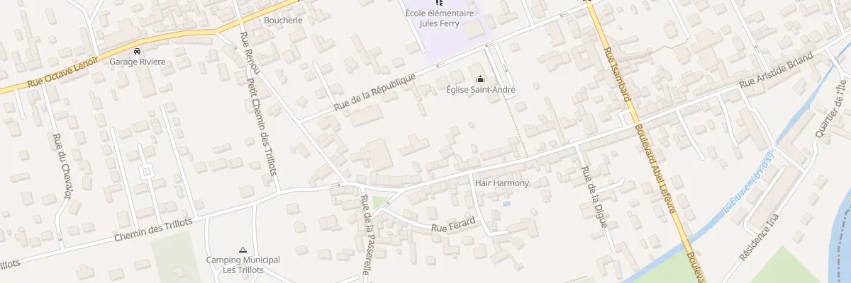 Plan du 7 Rue Aristide Briand à Ézy-sur-Eure