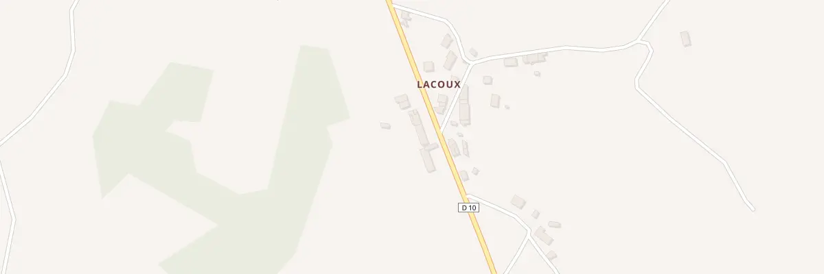 Plan du 23 Lacoux à Mouhet