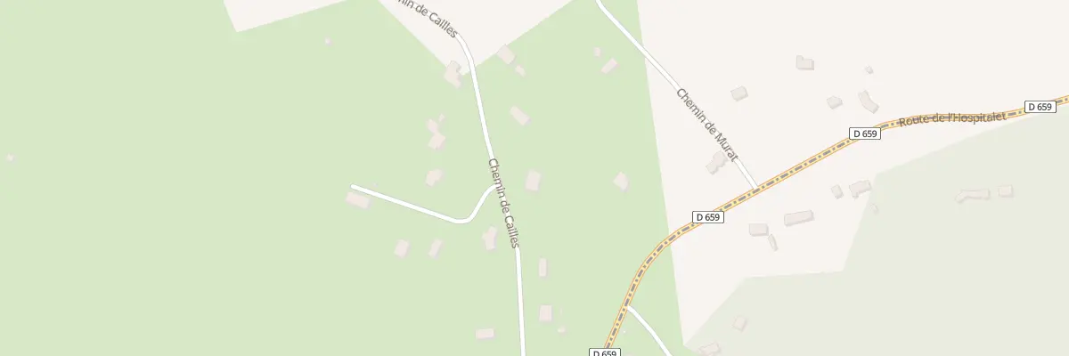 Plan du 1089 Che de Cailles à Labastide-Marnhac
