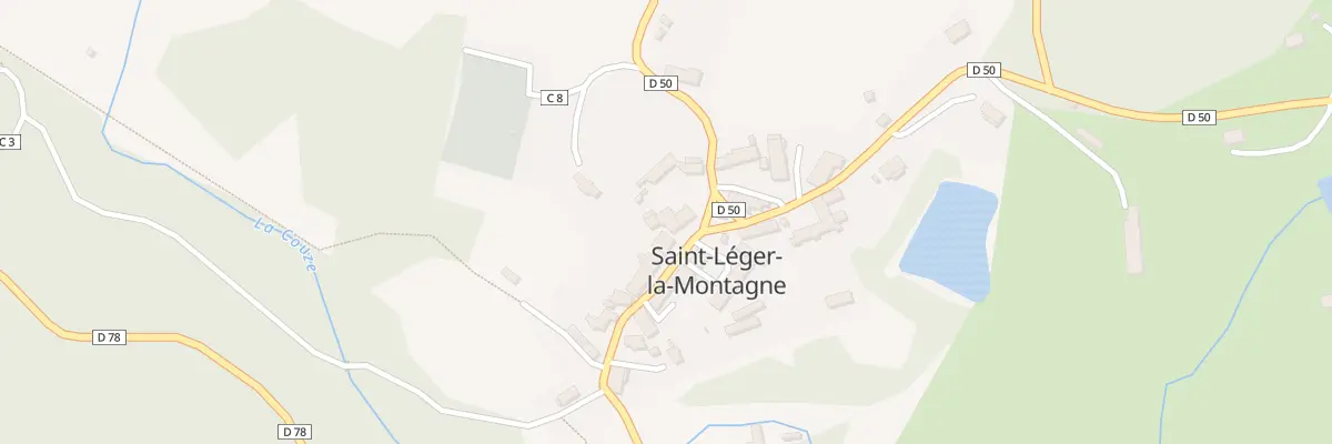 Plan du 4 Rue de la Fontaine à Saint-Léger-la-Montagne