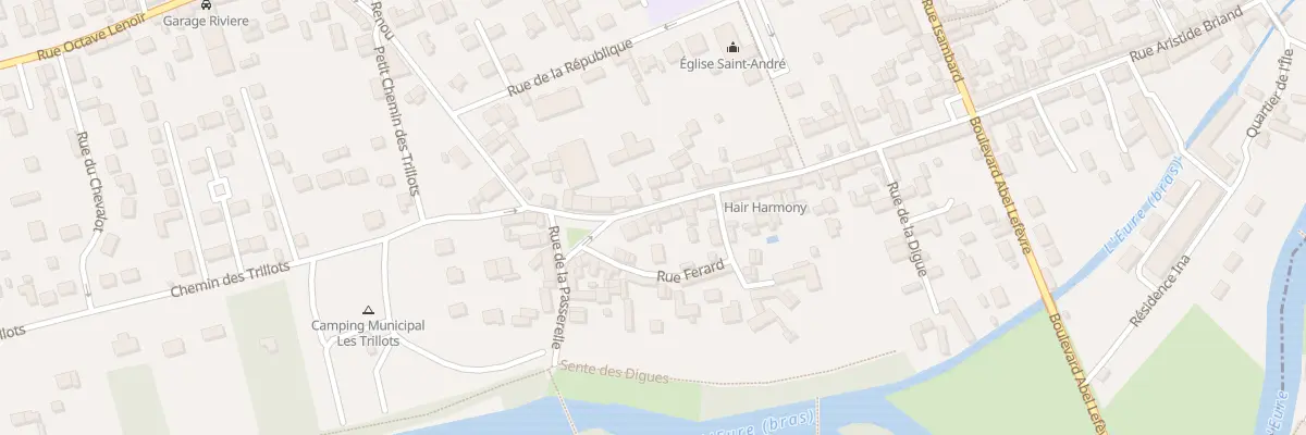 Plan du 4 Rue Aristide Briand à Ézy-sur-Eure