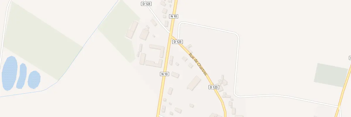 Plan du 1 Rte Nationale à Vitray-en-Beauce