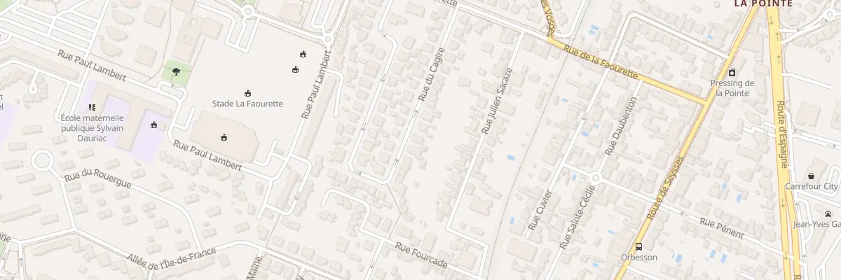Plan du 25 Rue du Cagire à Toulouse