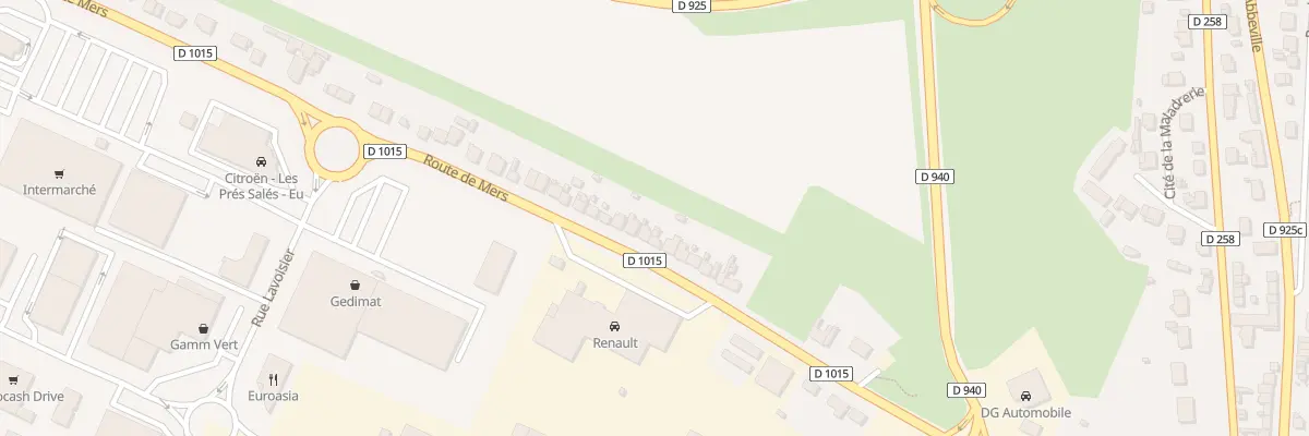 Plan du 28 Rte de Mers à Eu
