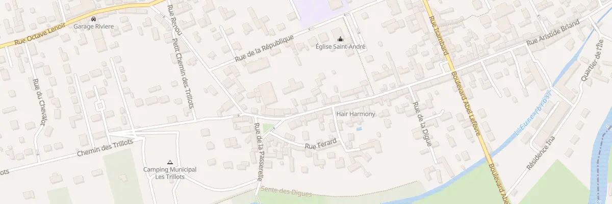 Plan du 9 Rue Aristide Briand à Ézy-sur-Eure