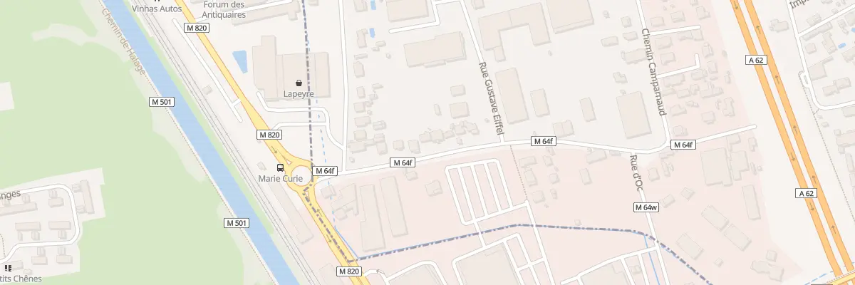 Plan du 32 Rue Pierre et Marie Curie à Aucamville