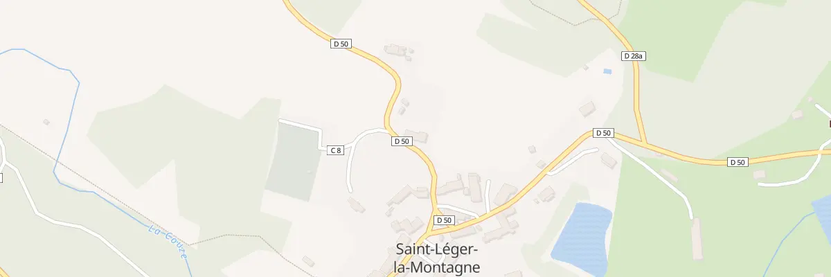 Plan du 5010 Le Bourg à Saint-Léger-la-Montagne
