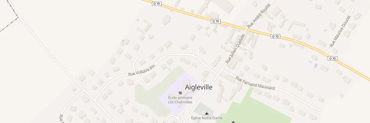 Plan du 5 Rue Voltaire Pin à Aigleville