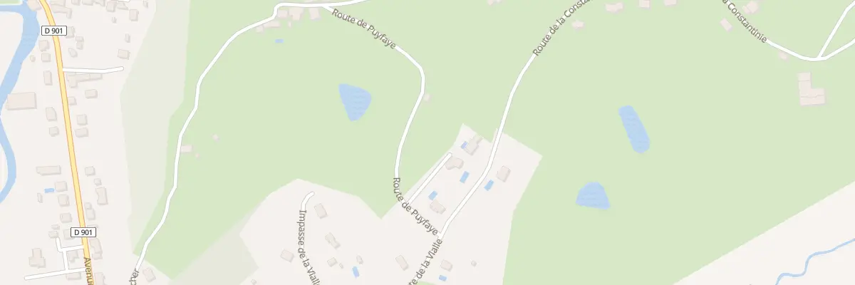 Plan du 150 Rte De Puyfaye à Objat