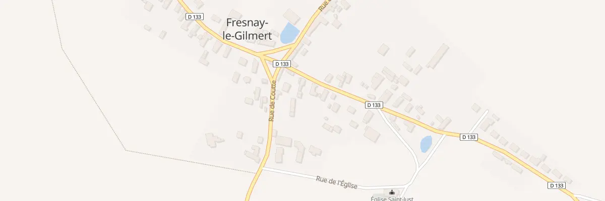 Plan du 30 Rue Jeanne d’Arc à Fresnay-le-Gilmert