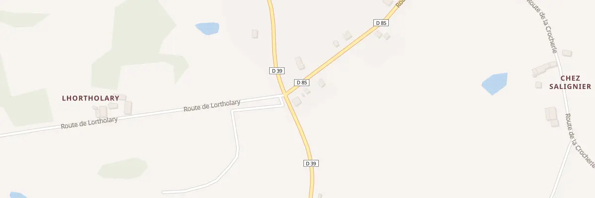 Plan du 5024 Les Quatre Fayants à Montgibaud