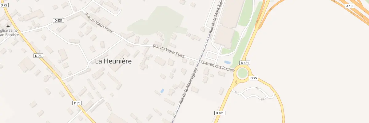 Plan du 16 Rue du Vieux Puits à La Heunière