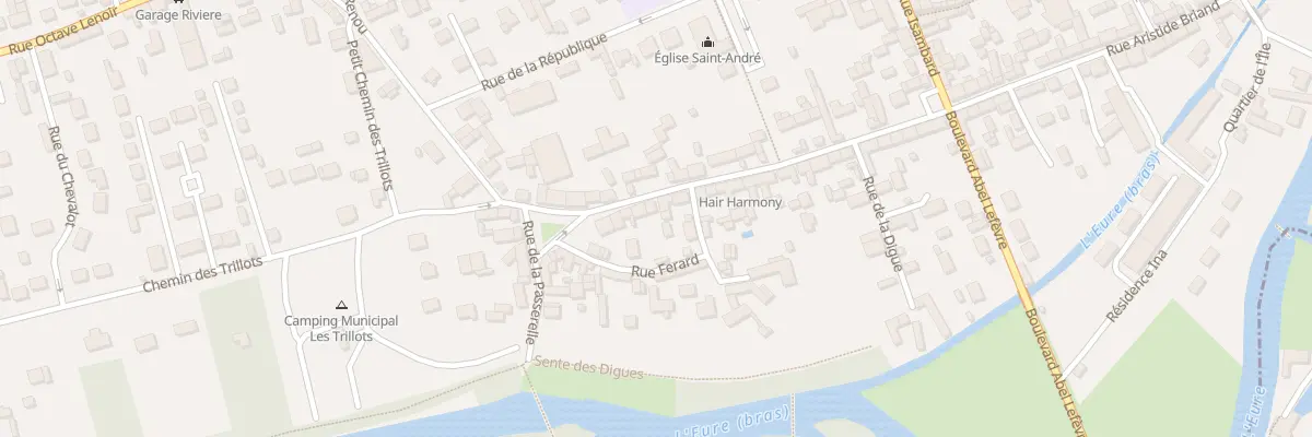 Plan du 8 Rue Aristide Briand à Ézy-sur-Eure
