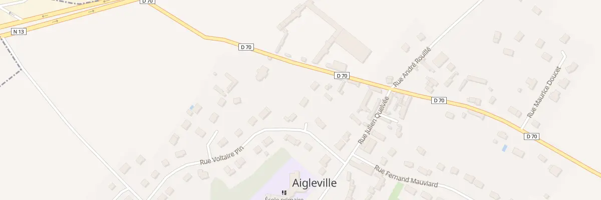 Plan du 9526 Le Village à Aigleville